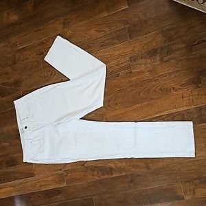 Rafaella Sport Curvy white denim women's jeans, size 8